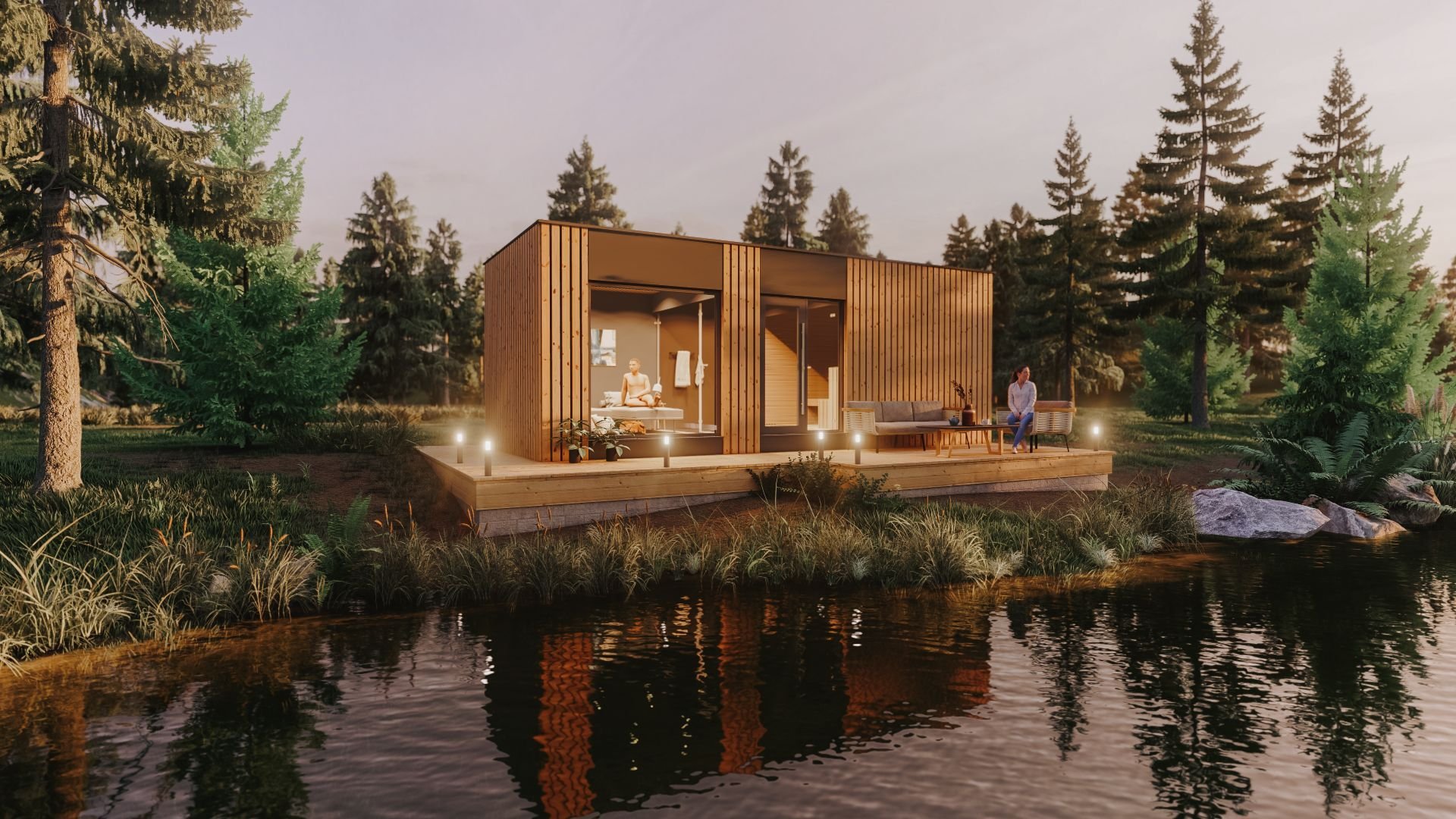 Modular sauna